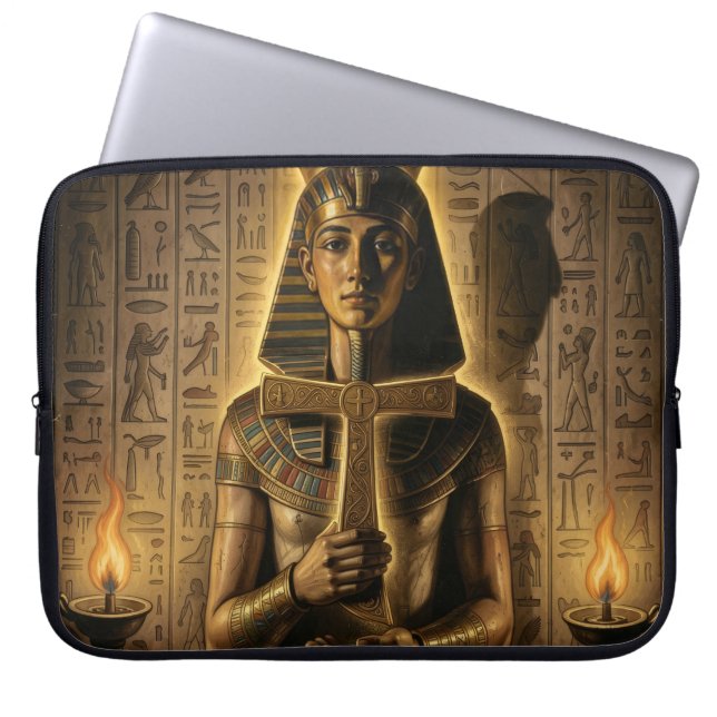 Ankh Symbol Meaning – Key of Life Laptop Sleeve (Voorkant)