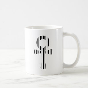 ANKH SYMBOOL BAR CODE Ankh Streepjescode Ontwerp P Koffiemok