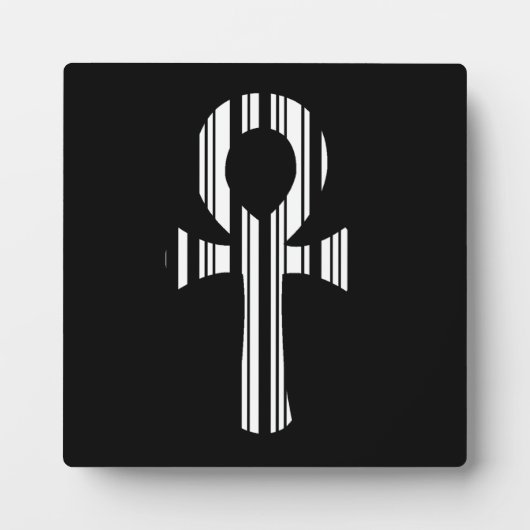 ANKH SYMBOOL BAR CODE Ankh's Barcode Ontwerp Patro Fotoplaat (Voorkant)