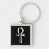 ANKH SYMBOOL BAR CODE Ankh's Barcode Ontwerp Patro Sleutelhanger (Voorkant)