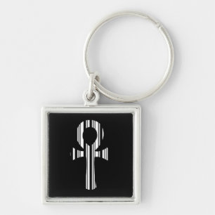 ANKH SYMBOOL BAR CODE Ankh's Barcode Ontwerp Patro Sleutelhanger