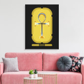 Ankh Symbool Canvas afdrukken (Insitu (Woonkamer))