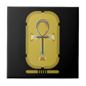 Ankh Symbool Ceramic Tegel Tegeltje (Voorkant)
