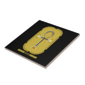 Ankh Symbool Ceramic Tegel Tegeltje (Zijkant)