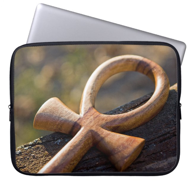 Ankh-symbool Laptop Sleeve (Voorkant)
