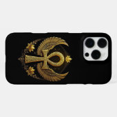 Ankh Symbool Telefoonhoes - Oud-Egyptisch iPhone Hoesje (Achterkant horizontaal)