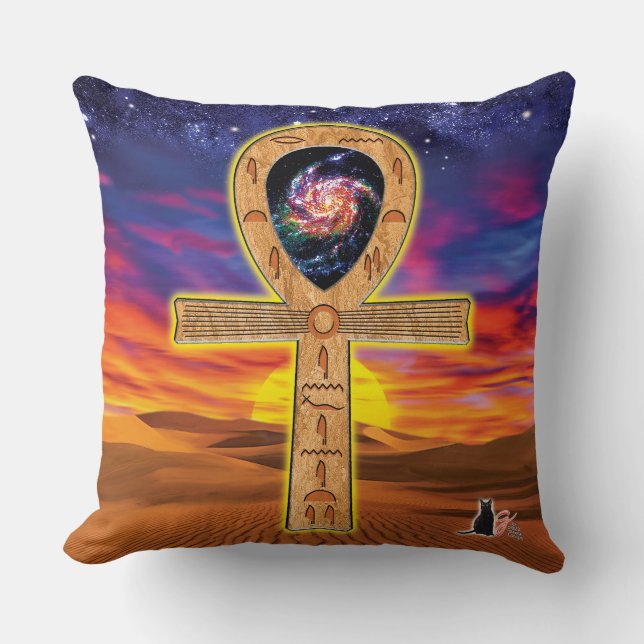 Ankh Worp Kussen (Voorkant)