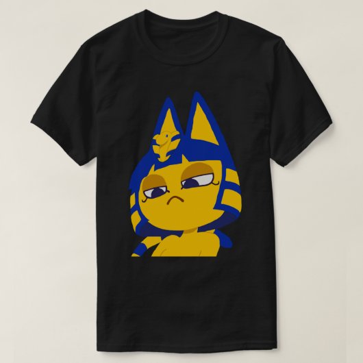 Ankha Ankha Zone TikTok Trend and MEME Minus T-shirt (Design voorkant)