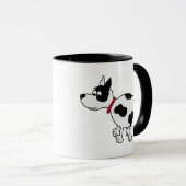 Ankle Biter Cartoon Dog Coffee Mok (Voorkant rechts)