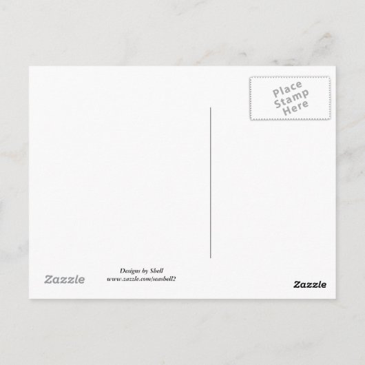 Ankole Cattle Briefkaart (Achterkant)