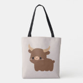 Ankole-Watusi Koe Tote Bag (Achterkant)