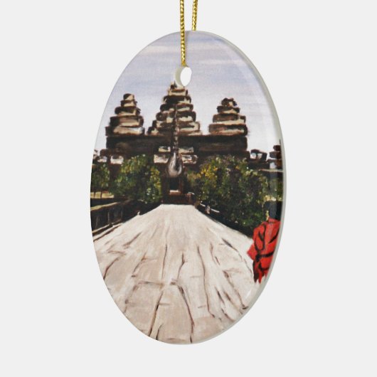 Ankor Wat Keramisch Ornament (Links)