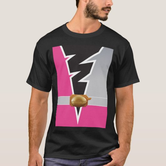 Ankylo Fury - Roze Rangers Dino Fury Classic T-Shi T-shirt (Voorkant)