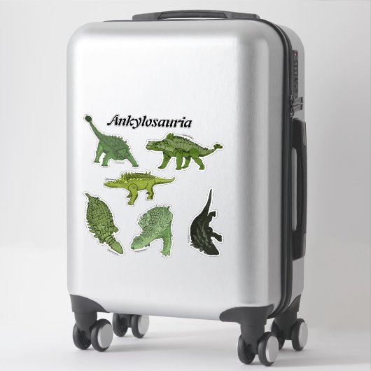 Ankylosauria Sticker Sheet (Koffer)