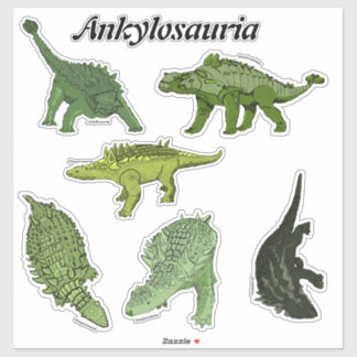 Ankylosauria Sticker Sheet