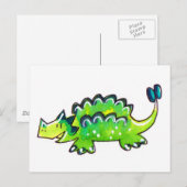 Ankylosaurus Briefkaart (Voorkant / Achterkant)