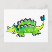 Ankylosaurus Briefkaart (Voorkant)