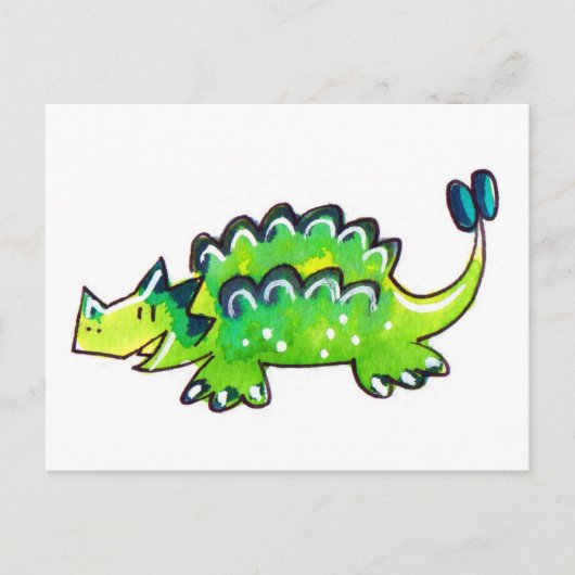 Ankylosaurus Briefkaart (Voorkant)