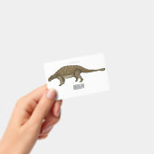 Ankylosaurus cartoon illustratie badge (Handheld)