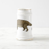 Ankylosaurus cartoon illustratie bierpul (Center)