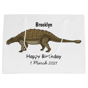 Ankylosaurus cartoon illustratie groot cadeauzakje