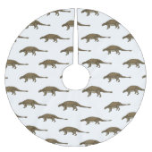 Ankylosaurus cartoon illustratie kerstboom rok (Voorkant)