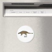 Ankylosaurus cartoon illustratie magneet (Insitu (Vaatwasser))