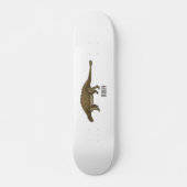 Ankylosaurus cartoon illustratie persoonlijk skateboard (Voorkant)