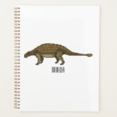 Ankylosaurus cartoon illustratie planner (Voorkant)
