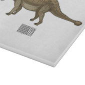 Ankylosaurus cartoon illustratie snijplank (Hoek)