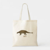 Ankylosaurus cartoonillustratie tote bag (Achterkant)