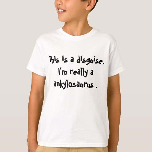 Ankylosaurus Costume T-shirt (Voorkant)