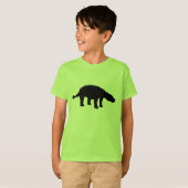 Ankylosaurus Dino Dinosaur Silhouette T-shirt (Voorkant volledig)