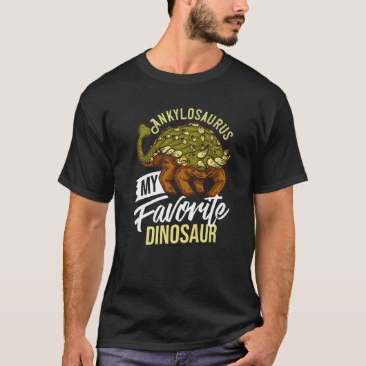 Ankylosaurus Dinosaur Gift Dino Fossil T-shirt (Voorkant)