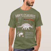 Ankylosaurus Dinosaur merkt op dat paleontoloog Ne T-shirt (Voorkant)