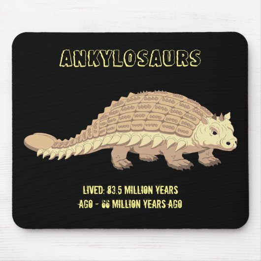 Ankylosaurus Dinosaur Muismat (Voorkant)