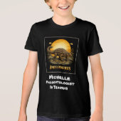 Ankylosaurus Dinosaur Prehistorisch Maan Tri-Blend Shirt (Voorkant)