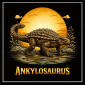 Ankylosaurus Dinosaur Prehistorische Maan Mok