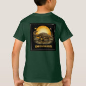 Ankylosaurus Dinosaur Prehistorische Maan T-shirt (Achterkant)
