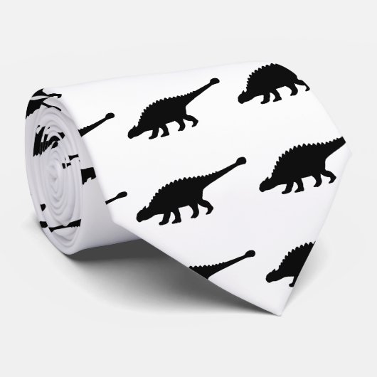 Ankylosaurus Dinosaur Stropdas (Opgerold)