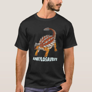 Ankylosaurus Dinosauriër Ontwerp T-shirt