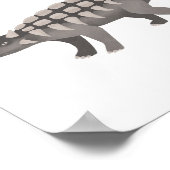Ankylosaurus Dinosaurus Kinderkamer Poster (Hoek)