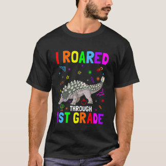 Ankylosaurus Dinosaurus  Prehistorisch Fossiel Wet T-shirt