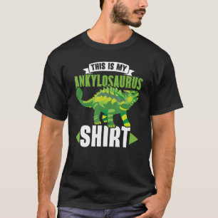 Ankylosaurus Future Paleontoloog Dinosaur T-shirt