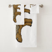 Ankylosaurus gepantserde dinosaurus illustratie bad handdoek (Insitu)