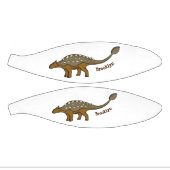 Ankylosaurus gepantserde dinosaurus illustratie basketbal (Panelen)