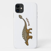 Ankylosaurus gepantserde dinosaurus illustratie Case-Mate iPhone case (Achterkant)