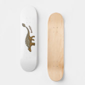 Ankylosaurus gepantserde dinosaurus illustratie persoonlijk skateboard (Voorkant)