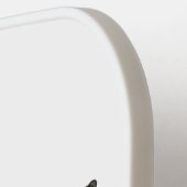 Ankylosaurus gepantserde dinosaurus illustratie pickleball paddle (Links Detail)