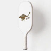 Ankylosaurus gepantserde dinosaurus illustratie pickleball paddle (Links)